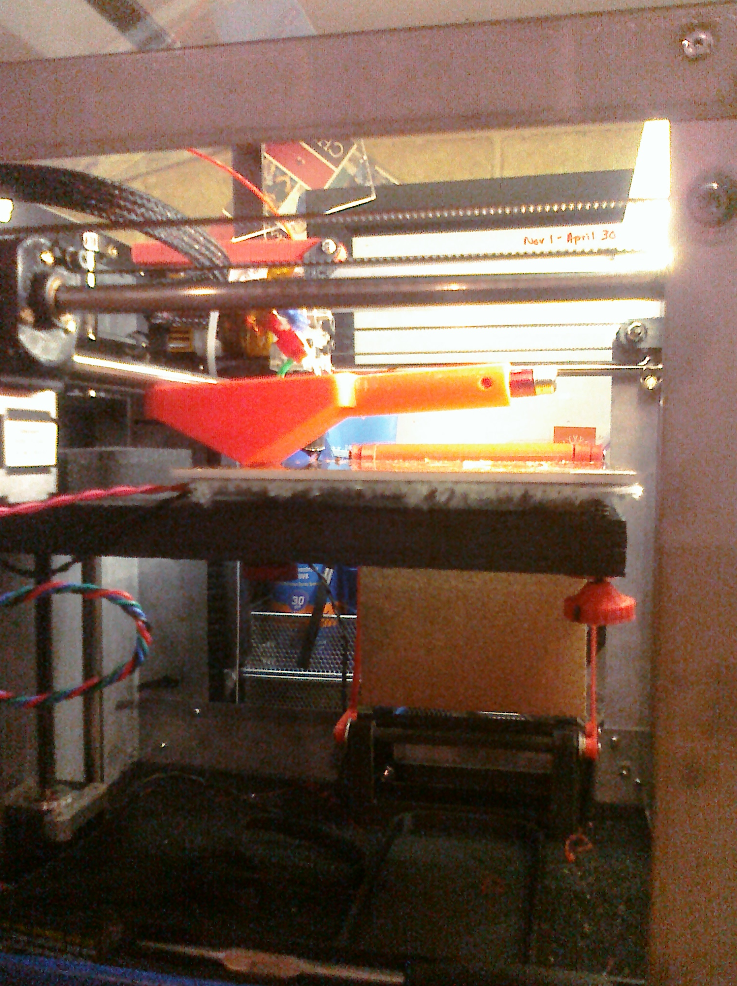 Rocking laser holder