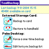 Screenshot1- TealBackup