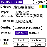 Screenshot1- TealPrint